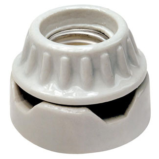 9880 1-Circuit 2-Piece Keyless Lampholder, 660 W, 250 V AC, E26 Lamp