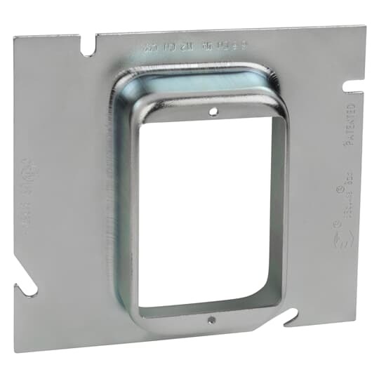 82C-1G-1 Steel City 1-Outlet Device Extension Ring, 1 Gang, 5 in L x 5 in W, Steel