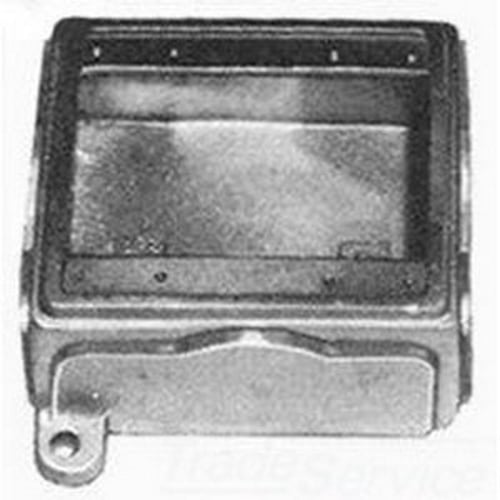 Unilet; Deep 2-Gang Blank FD Cast Device Box; 2.690 Inch Depth, Malleable Iron, 45 Cubic-Inch