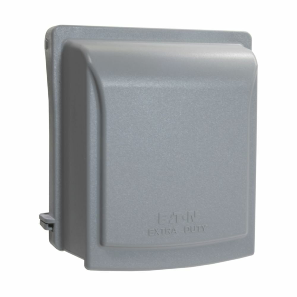 WIUM2DB1 55:1 Configuration Extra Duty While-In-Use Cover, 6.1 in L x 5.63 in W x 3-1/8 in D, Lockable Cover, Die Cast Aluminum
