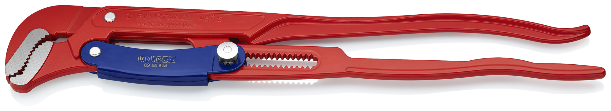 Rapid Adjustment Swedish Pipe Wrench-S-Type, 22 in., Bare Handles