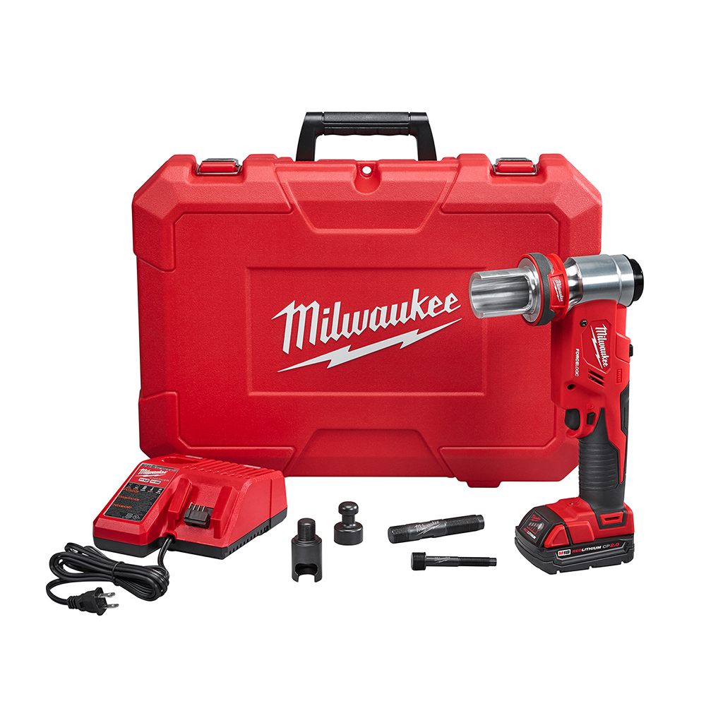 2677-20 M18 Knockout Tool Kit, 1/2 to 4 in Mild Steel Max Cutting, 11.7 in OAL