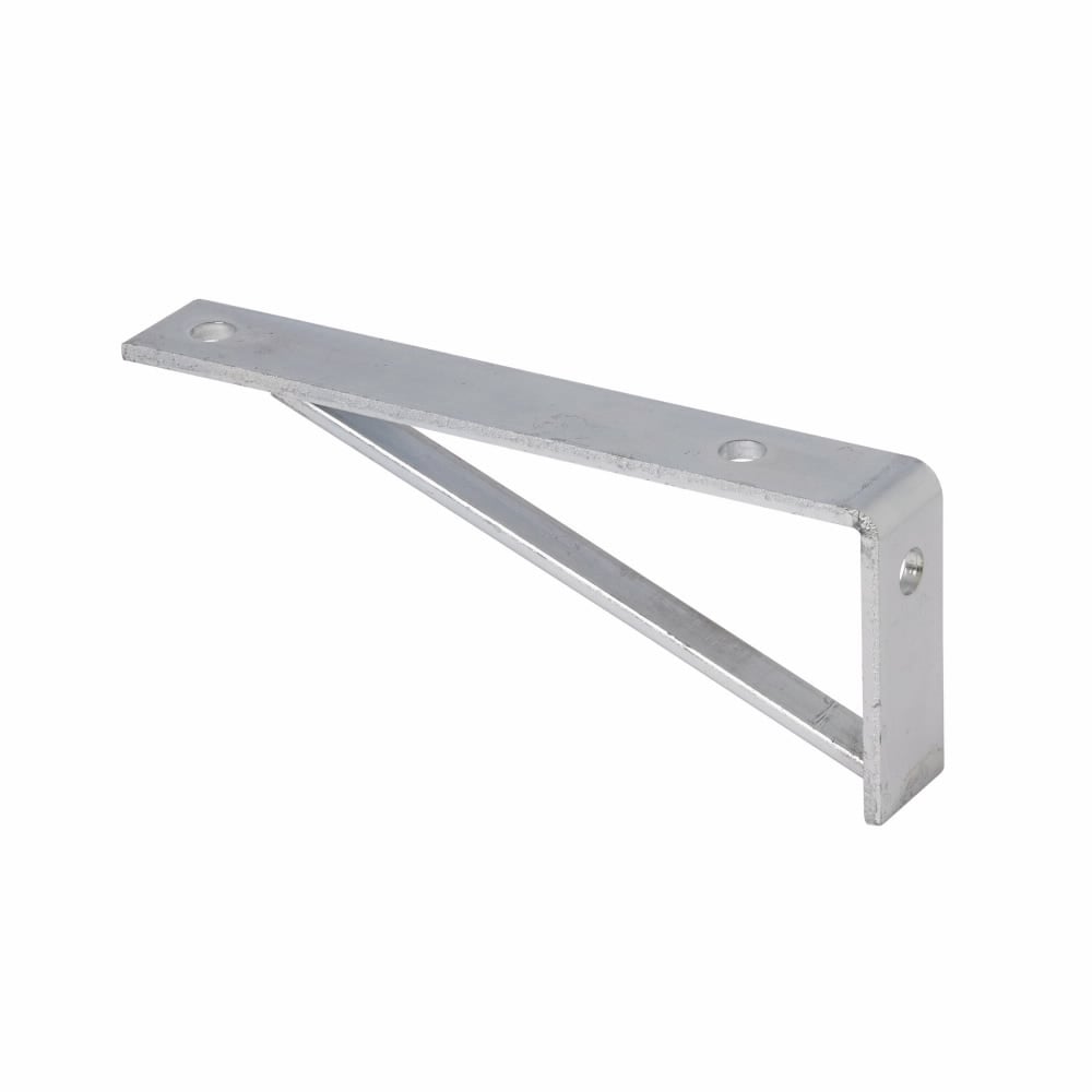 B541ZN Channel Bracket, 3 Holes, 10-1/2 in L x 1-5/8 in W x 7/32 in THK, Steel