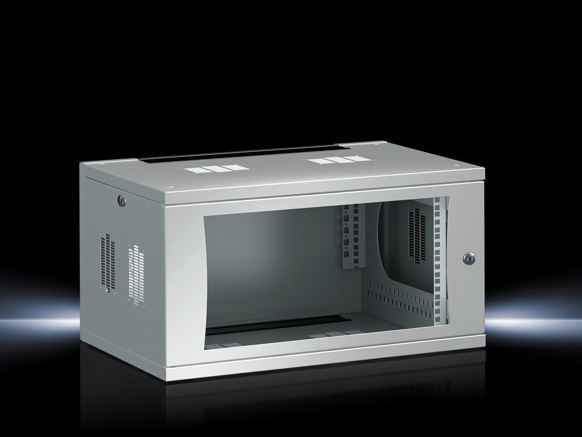 7507100 DK Series Flat Box With 19 in Mounting Frame, 600 mm W x 600 mm D, Sheet Steel