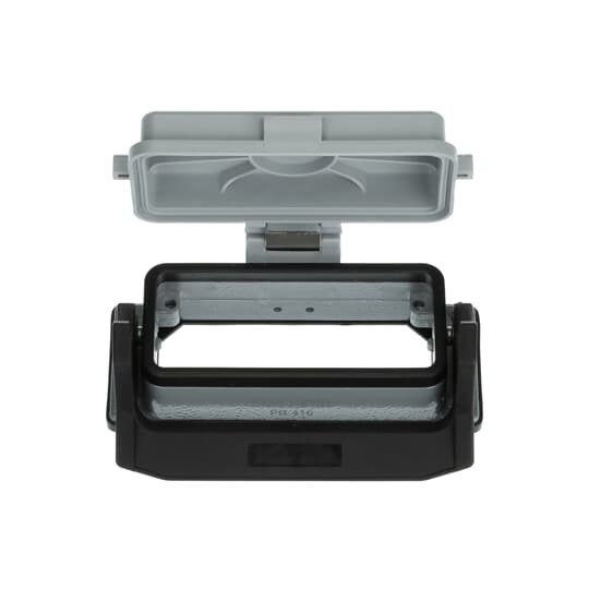 PB416 Pos-E-Kon A Series 1-Lever Locking Panel Base With Cover, Rear, Panel Mount, Die Cast Aluminum