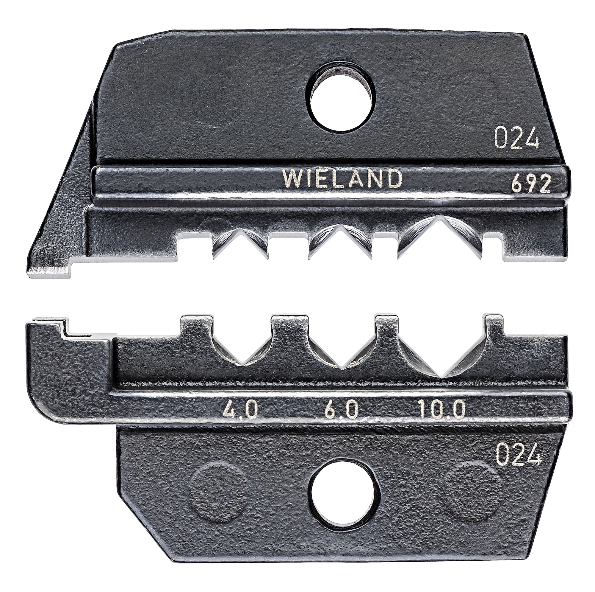 Crimping Die For Solar Cable Connectors Gesis Solar PST 40 (Wieland), Square Crimp, 3 Crimp Position