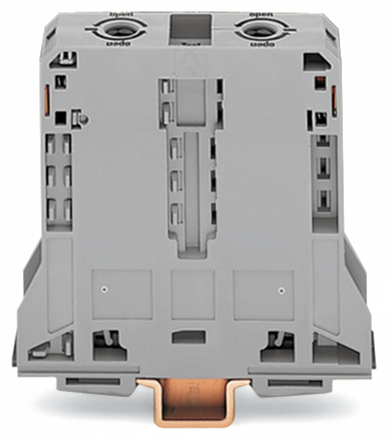 285-195 Operating Tool Conductor Terminal Block, 1 kV, 232 A, 4 to 4/0 AWG Wire, 1 Poles, DIN Rail Mount