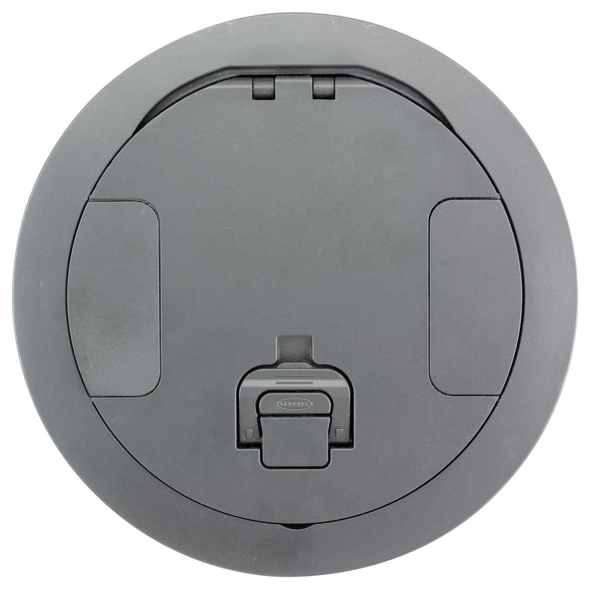 S1R8CVRGRY Fire-Rated Standard Poke-Through Cover, 9-1/2 in Dia, 1.3 in D, Cast Aluminum