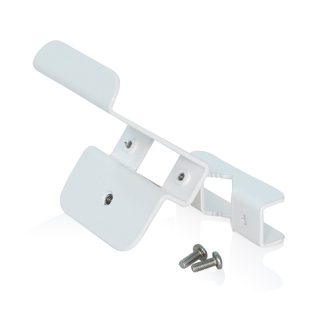 5300M-BKT Mounting Bracket, For Use With Medical Grade Power Strip, 0.875 to 1.25 in Mounting, Aluminum, White