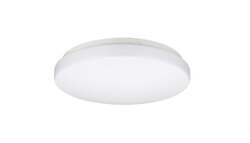 62040 PUFF Dimmable Round Ceiling Luminaire, 150 W Fixture, 120 V AC, White Housing