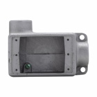 Eaton Crouse-Hinds series Condulet FS device box, Shallow, Feraloy iron alloy, Single-gang, L shape, 3/4"