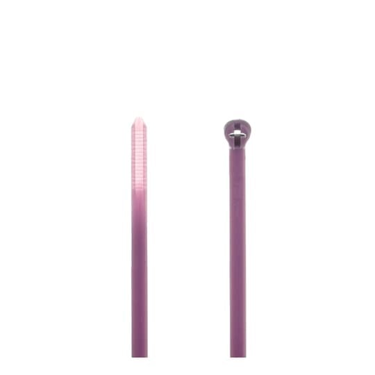 TY25M-7 Ty-Rap High Performance Standard Cable Tie, 7.31 in L x 0.184 in W x 0.043 in THK, Nylon/Polyamide 6.6, Purple