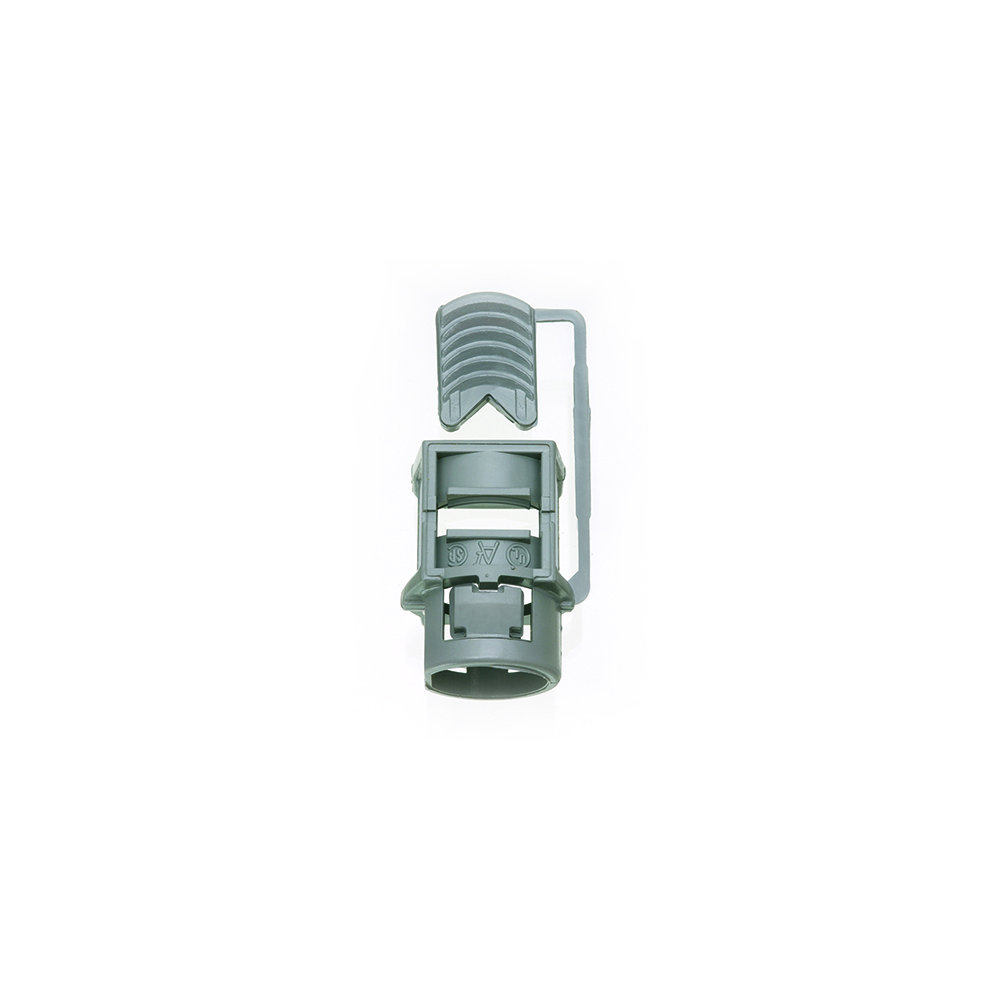 NM841 Round Cable Connector, 1/2 in Trade, Plastic