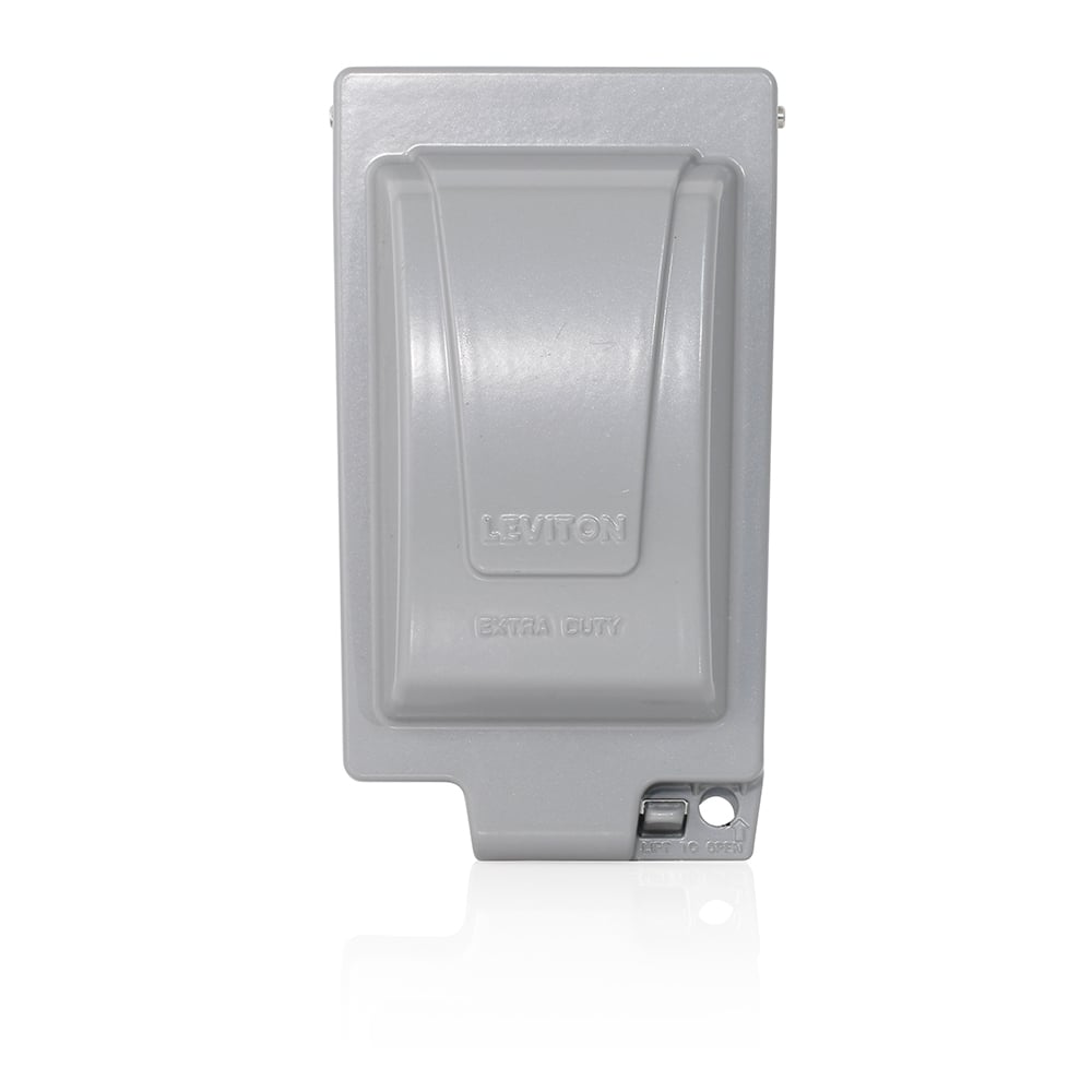 IUM1V-GY Extra Duty While-In-Use Cover, 6.83 in L x 3.86 in W x 3.3 in D, Weatherproof Cover, Aluminum