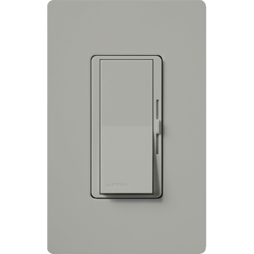 DVRP-253P-GR Diva Reverse-Phase Dimmer Switch, 250W LED or 500W ELV, 1 Pole/3-Way, Neutral Required, 120V, Gray