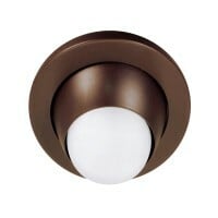 19506OB-OB Adjustable Eyeball Trim, 2-3/4 in ID x 5 in OD, Incandescent Lamp, For Use With 4 in Recessed Housing, Aluminum