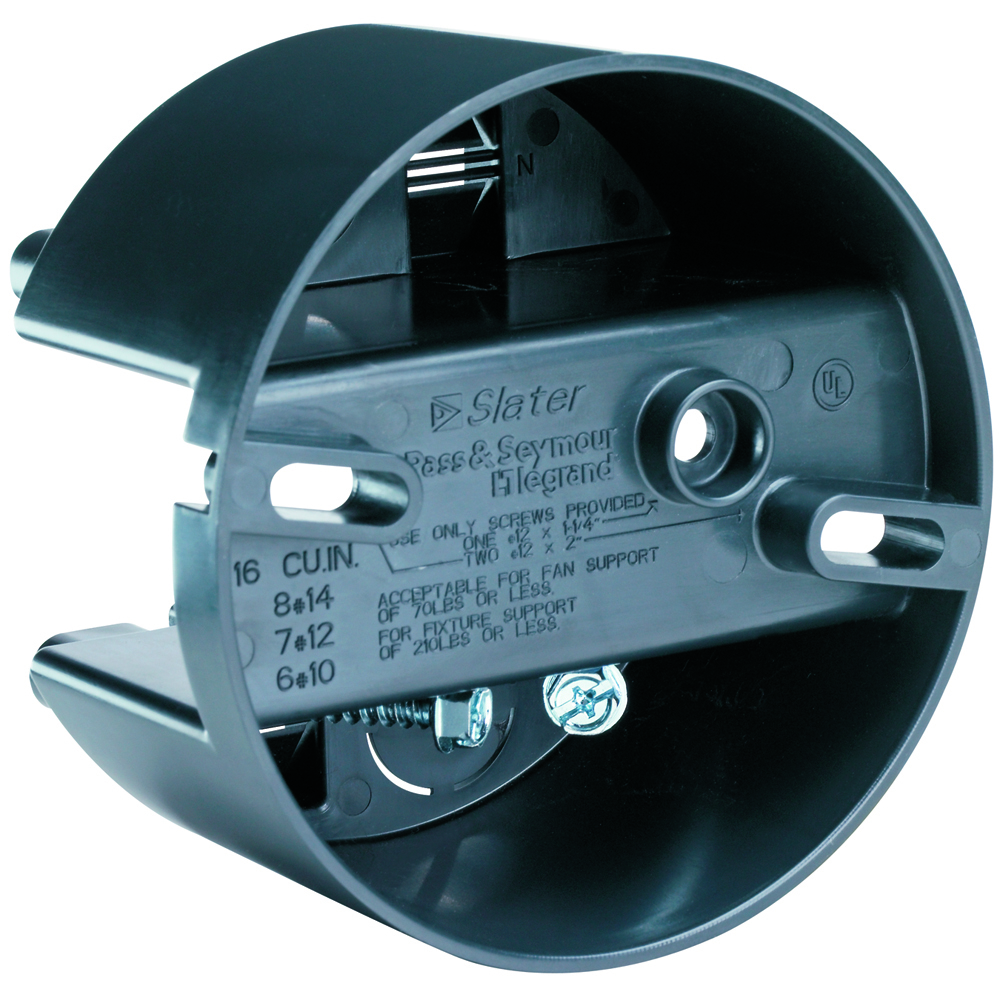 S116FAN 4-in Round Direct Mount Ceiling Fan Box