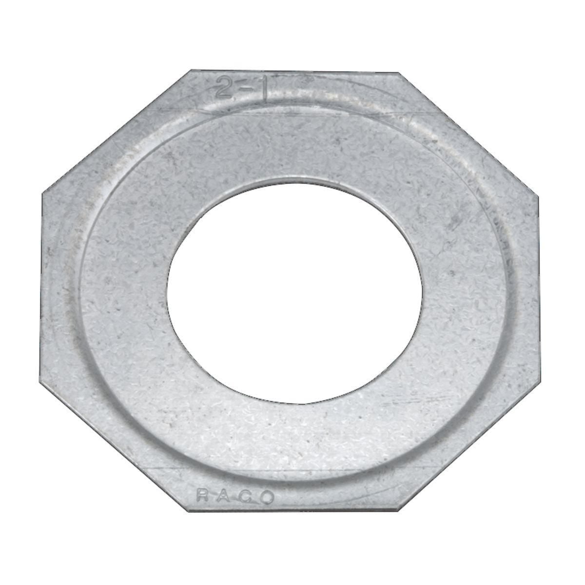 1386 Reducing Conduit Washer, 3 x 2 in, For Use With EMT Conduit, Steel, Electro-Plated Zinc