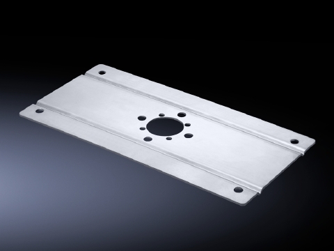 6143310 Enclosure Reinforcement, For Use With Model CP 40 Enclosure Section of 12 in W x 5.9 in D Support Arm Connection and Stand System, 304 Stainless Steel