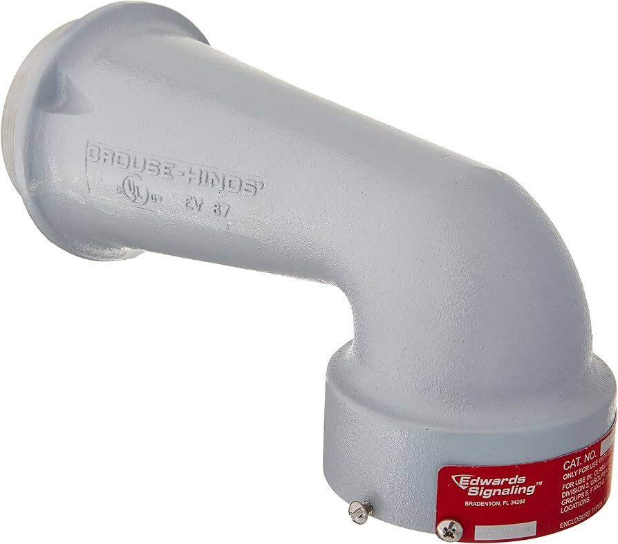 116EX-B Wall Bracket Mounting Elbow, For Use With 116 Class LED Beacons, Metal