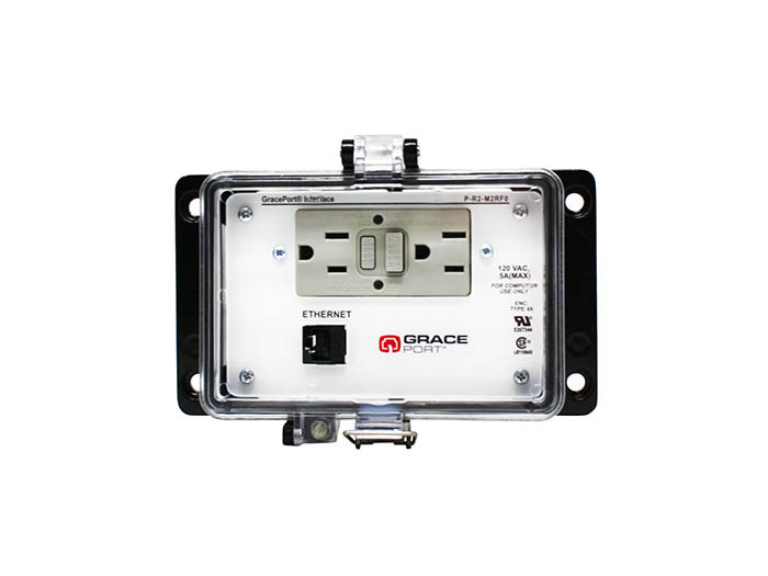 P-P11#2R2-M3RF0 Bulkhead Panel Interface Connector, Aluminum Housing