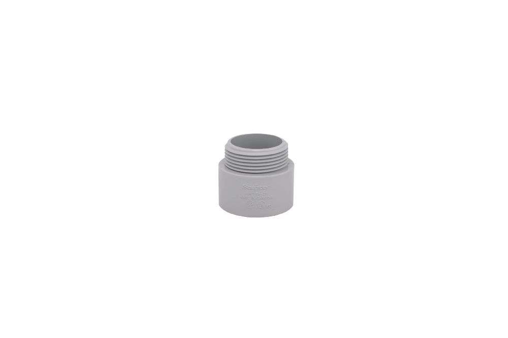 77030 Terminal Adapter, 4 in, Male Thread, PVC