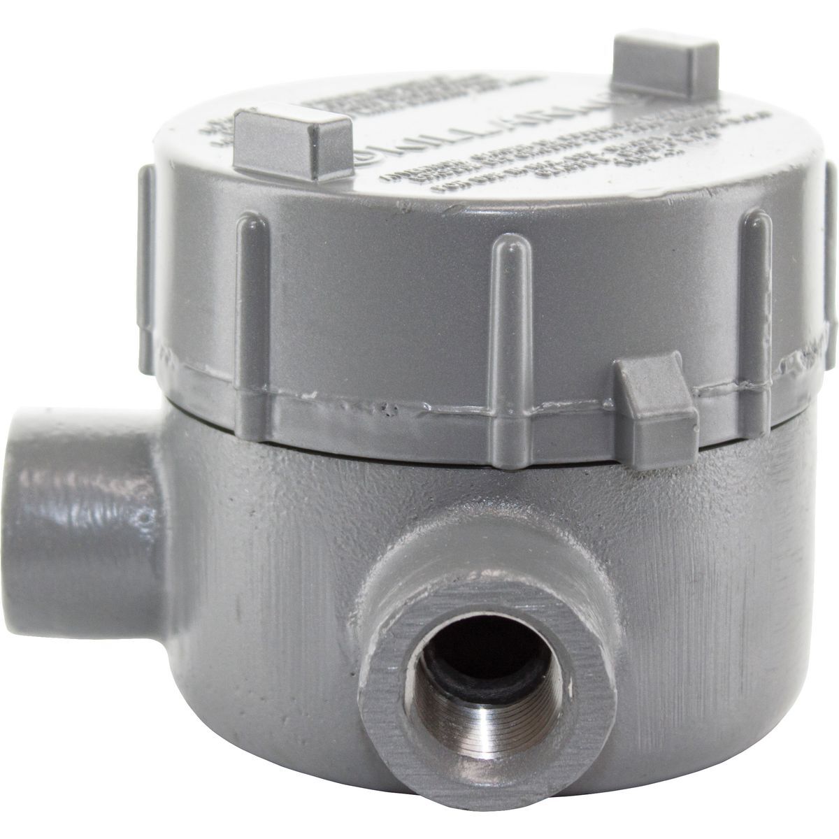 GECLT-2M Type L Conduit Outlet Box With Cover, 3/4 in, 2-11/16 in Cover Opening, 18 cu-in, Powder Epoxy Painted