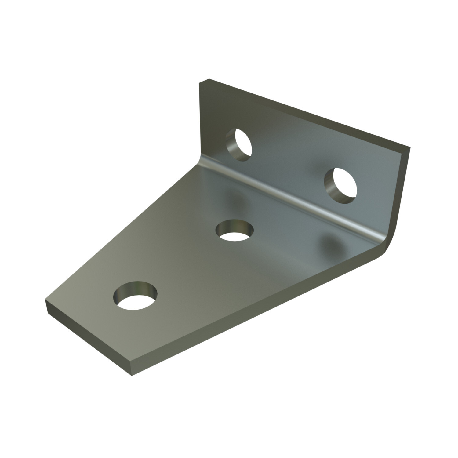 P1359-EG 90 deg Angle Fitting, 4 Holes, 1-5/8 in W x 1/4 in THK, HRPO Steel