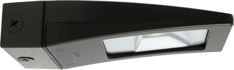 WPLED13Y Wallpack,) LED Lamp, 15 W Fixture, 100 to 240/277 VAC, Bronze Housing