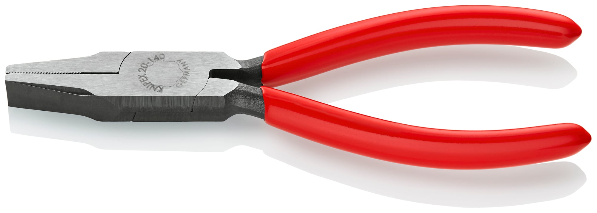 Flat Nose Pliers, 5 1/2 in., Non-Slip Plastic