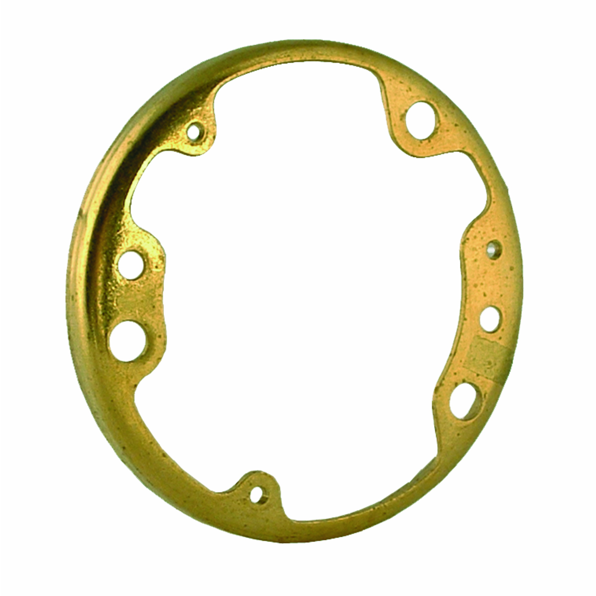 6298 1-Piece Round Tile/Flush Flange, 4-3/16 in Dia, 4 in L, Brass
