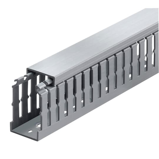 TYD4X4NPG6 Ty-Duct Wiring Duct, 4 x 4 in Narrow Slot, 4 in W x 4 in D, PVC