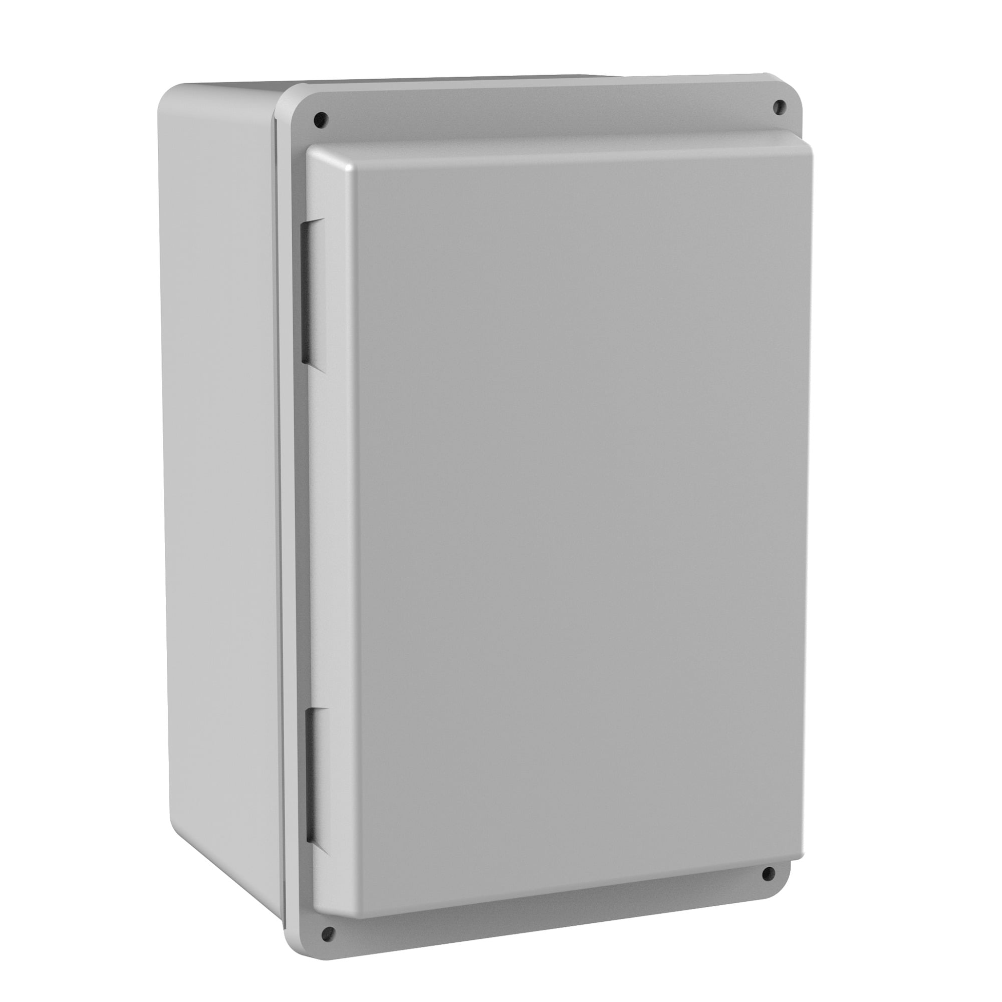 A1066JFGR A50 Small Junction Box, 9-1/2 in H x 6 in W x 5.69 in D, Hinged Solid/Screw Cover, NEMA 4X/IP66 NEMA Rating, Fiberglass