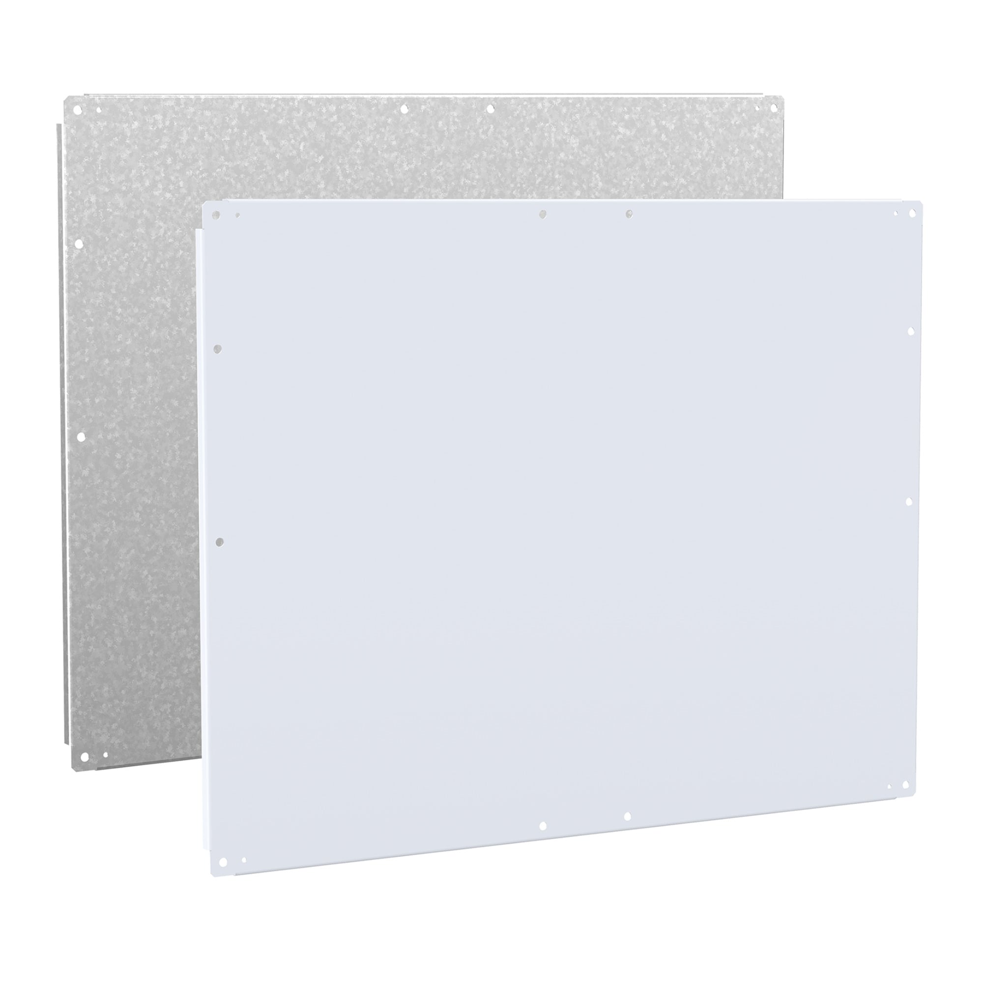 A73P68N A38P Enclosure Panel, 68 in W x 73.16 in H, 10 ga Steel, White