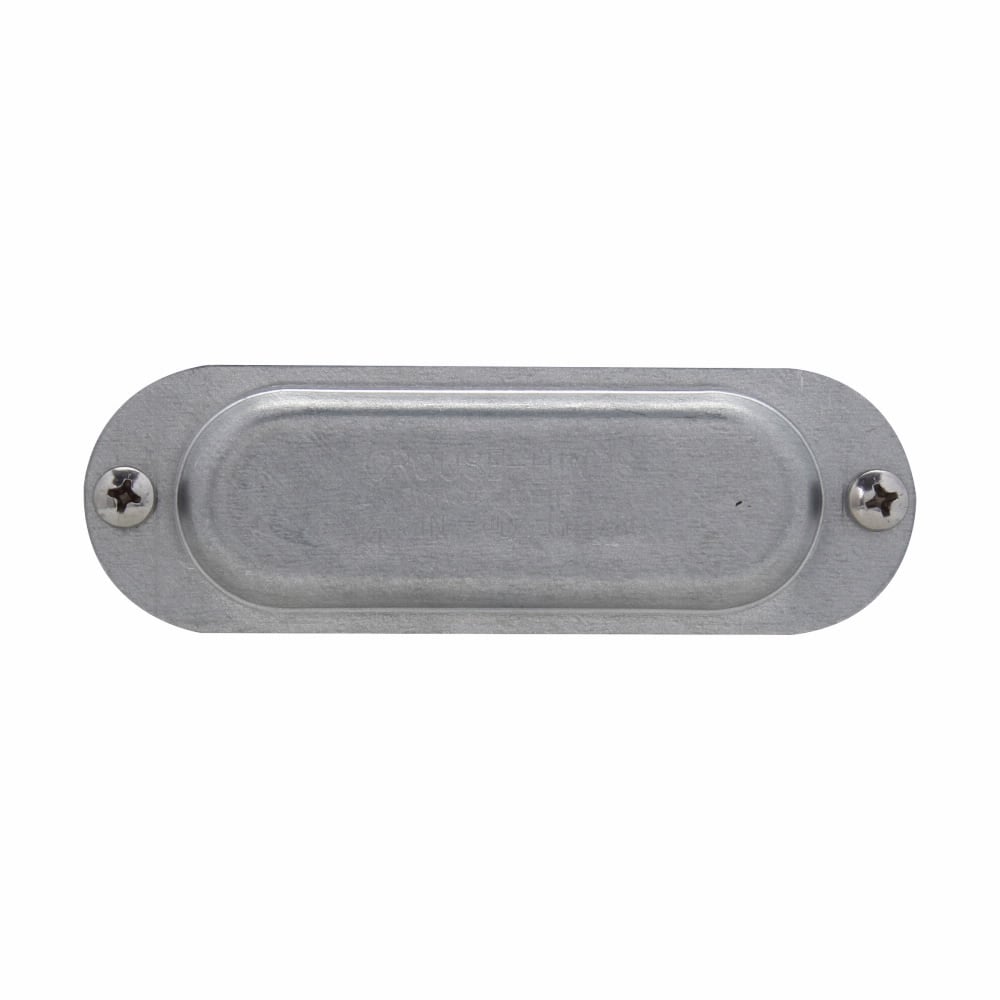 380 Condulet Form 8 Blank Cover, 1 in Hub, For Use With Condulet Rigid Conduit Bodies, Sheet Steel, Electro-Galvanized/Aluminum Acrylic Painted
