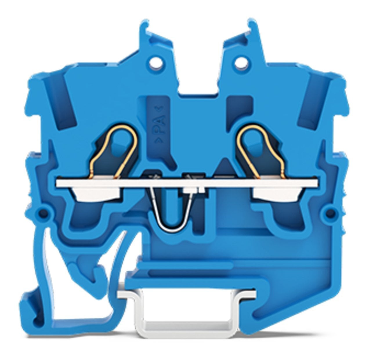 2050-1204 Operating Tool Miniature Through Terminal Block, 500 V, 13.5 A, 24 to 16 AWG Wire, 1 Poles, DIN Rail Mount