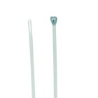 High Performance Cable Tie, Aquamarine Fluoropolymer ETFE for Temperatures up to 150 Degrees Celsius (302 F), Length of 375mm (14.8 Inches), Width of 4.3mm (0.2 Inch), Thickness of 1.6mm (0.06 Inch), Tensile Strength Rating of 222 Newtons (50 Pounds), 100 Pack
