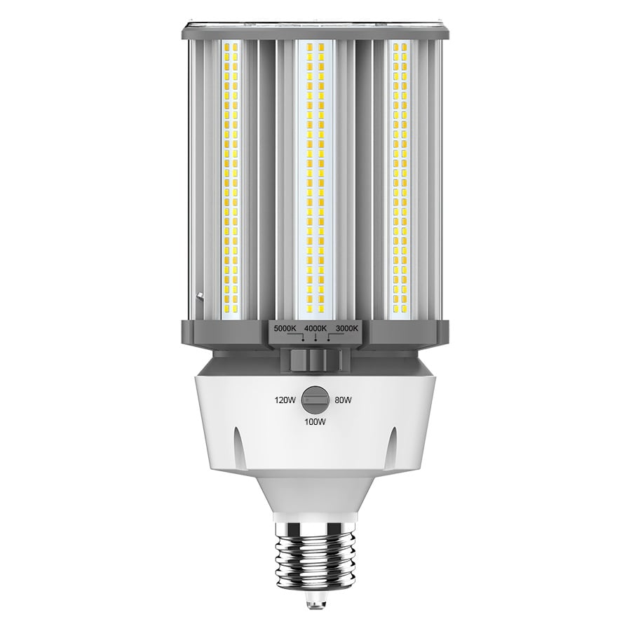 HIDFA-120S-EX39-8CCT-BYP/5SP HIDFA Type B Retrofit Lamp, 120/100/80 W, 320/400/600 W Incandescent Equivalent, EX39 Lamp Base Lamp, Post Shape, 10800 to 17400 Lumens