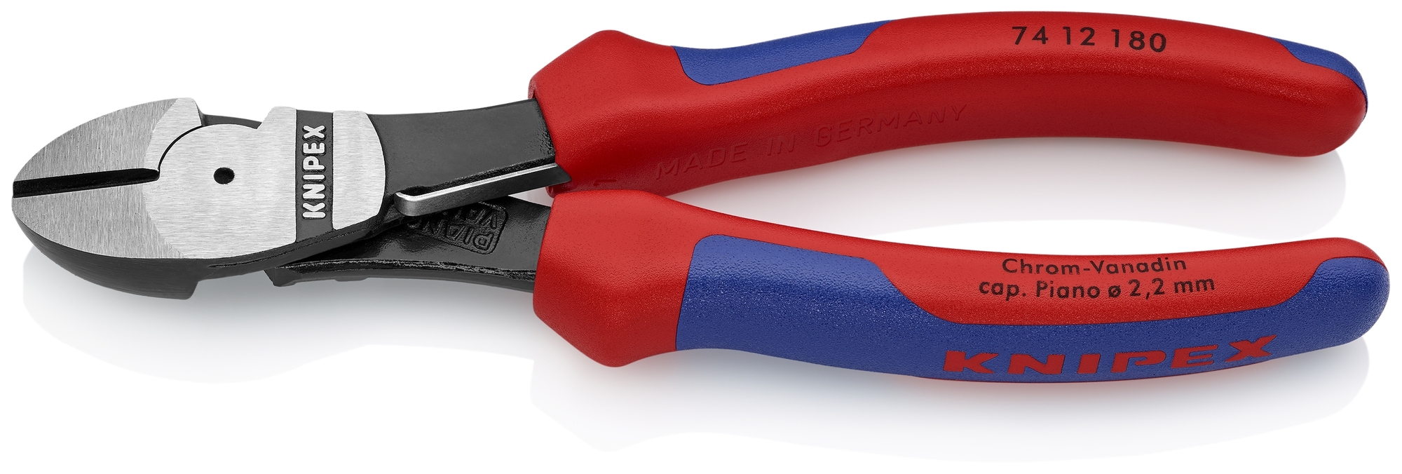 High Leverage Diagonal Cutters-Spring, 7 1/4 in., Multi-Component