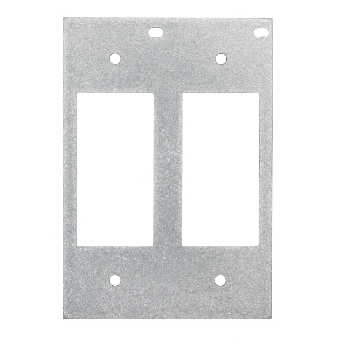 FB10MP2A CFB10 Mounting Plate, 3.62 in L x 5.19 in W, 10 Gangs, Galvanized Stamped Steel