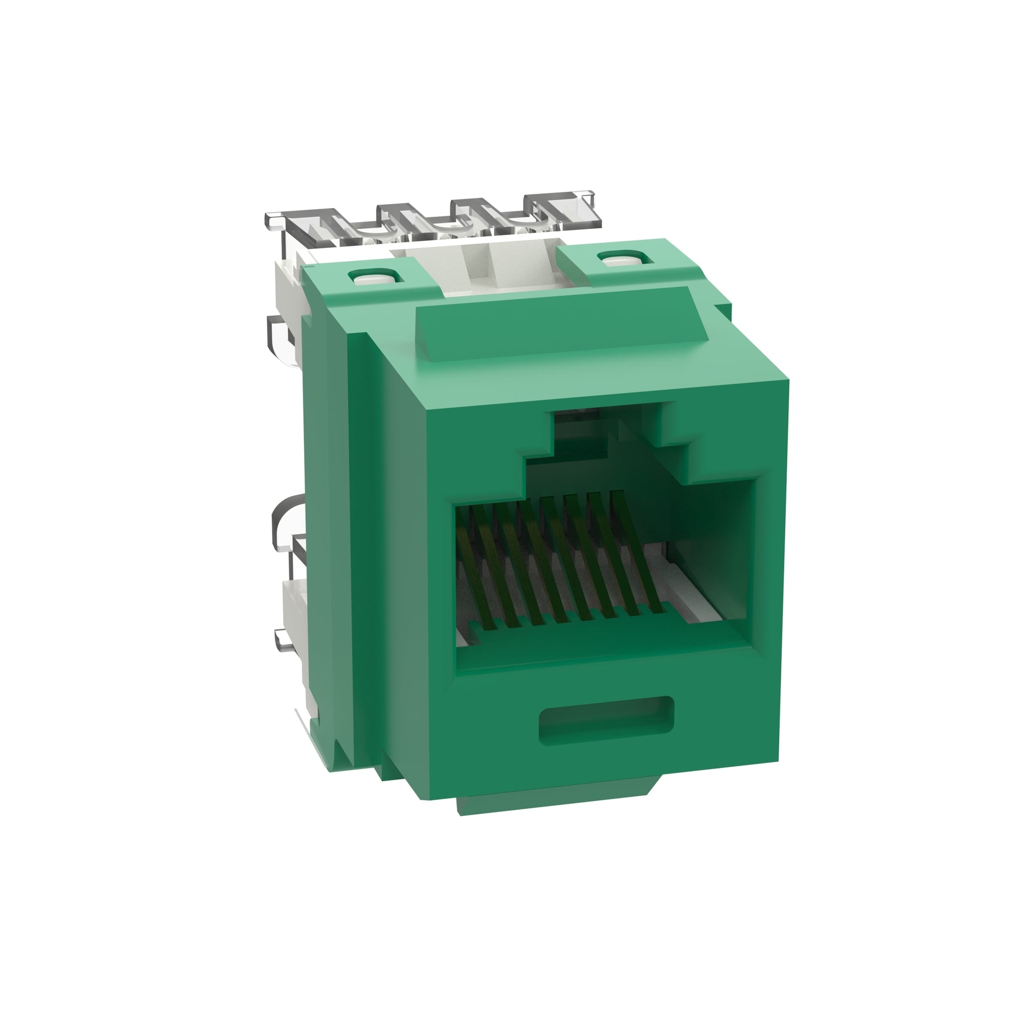 NetKey Cat 6 Punchdown Jack, Green