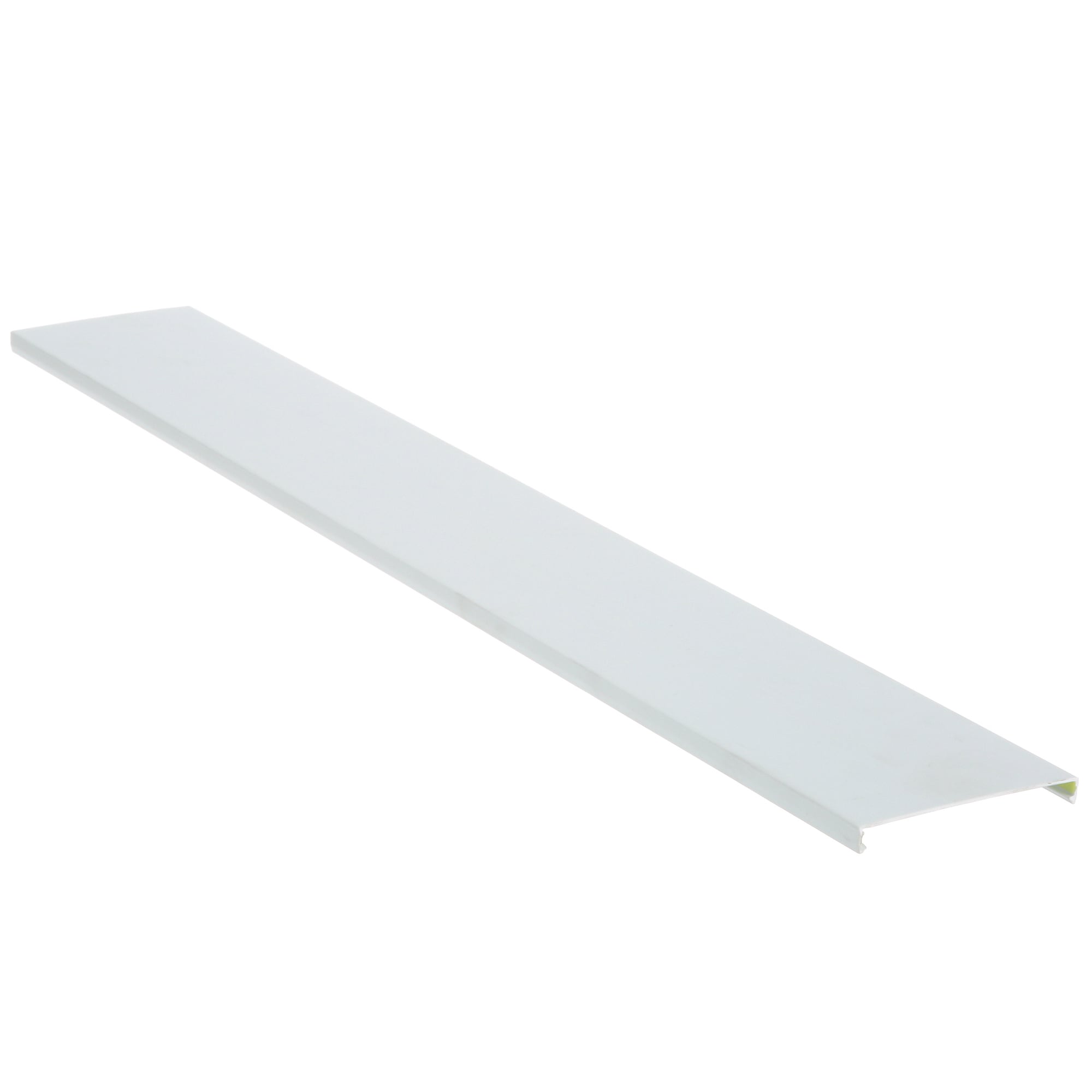 C4WH6-F Type C Flush Wiring Duct Cover, 6 ft L x 4-1/4 in W x 0.37 in H, PVC, White
