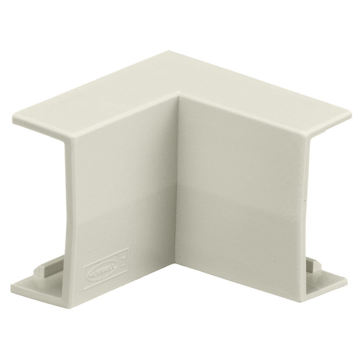 PW1IE Extruded Non-Metallic Standard Internal Elbow, 1-3/4 in L x 1.43 in W x 1-3/4 in H, Office White