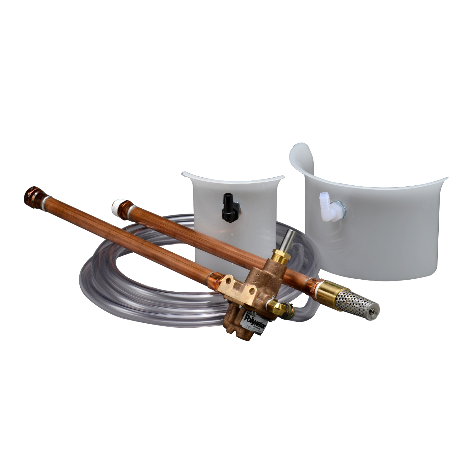 LP-D5 Lubricant Pump With (2) Applicator, Drill Operated Pump, 5/55 gal Container, 1.5 gpm Flow Rate, Brass