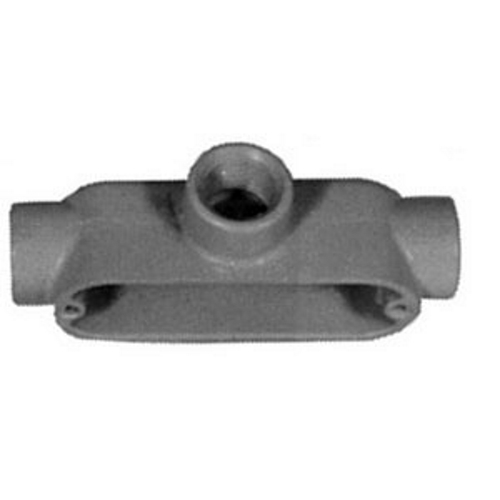 T100A Unilets Type T Conduit Outlet Body, 1 in Hub, Form 85 Form, 11.8 cu-in Capacity, Pressure Cast Aluminum, Epoxy Powder Coated