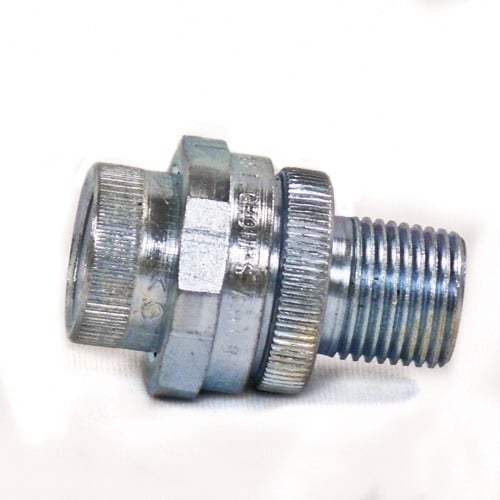 Conduit Union, Dust-Ignitionproof Explosionproof, Series: UNY, 1/2 in, For Use With: IMC/Threaded Rigid Metallic Conduit, Steel, Zinc Electroplated, 1.47 in OD x 2.147 in L