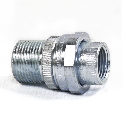 Rigid/IMC Conduit Union, 3/4 x 1/2 inch, Steel, MNPT x FNPT