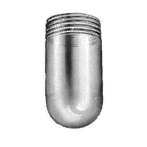 Round Bottom Cylindrical Globe; Glass, Clear