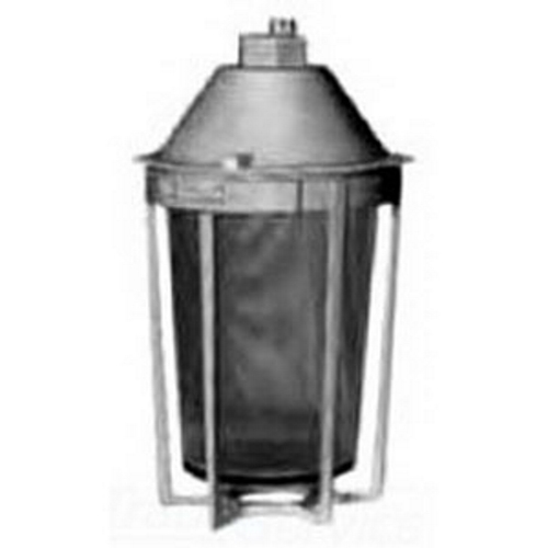 Stylmaster; Lighting Fixture with Globe and Guard; 7 Inch Length x 7 Inch Width x 9.08 Inch Height, 60 - 200 Watt, 277 Volt, Epoxy Powder Coated