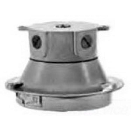 VPX50 Unilet Stylmaster Ceiling Mounting Hood, For Use With Stylmaster Incandescent Luminaires, 1/2 in Hub, Copper Free Aluminum